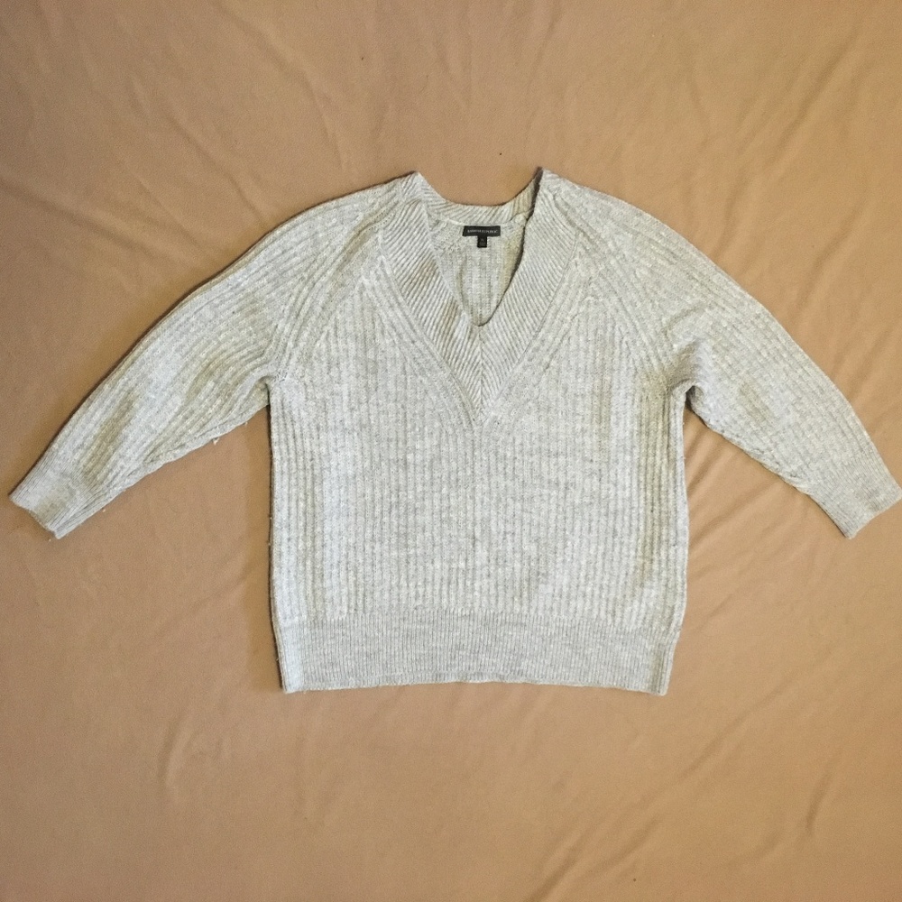 Gray Wool Banana Republic Sweater